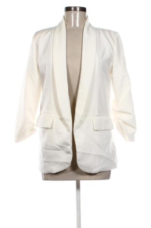 Γυναικείο σακάκι NEW COLLECTION, Μέγεθος L, Χρώμα Εκρού, Τιμή 19,99 €