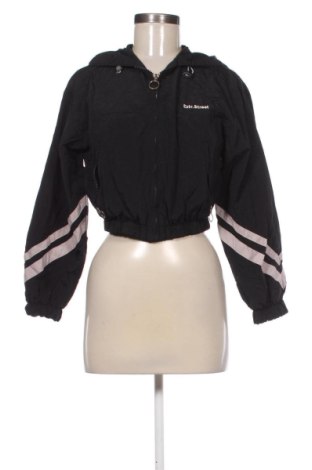 Дамско спортно горнище Bershka, Размер XS, Цвят Черен, Цена 20,00 €