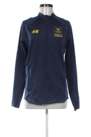 Γυναικεία αθλητική ζακέτα H&M, Μέγεθος S, Χρώμα Μπλέ, Τιμή 23,99 €