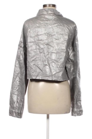 Дамско яке Bershka, Размер L, Цвят Сребрист, Цена 25,05 €