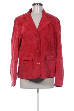 Damska kurtka skórzana Betty Barclay, Rozmiar L, Kolor Czerwony, Cena 428,68 zł