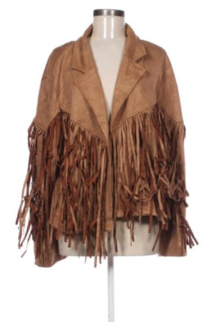 Γυναικείο μπουφάν SHEIN, Μέγεθος 4XL, Χρώμα Καφέ, Τιμή 29,99 €