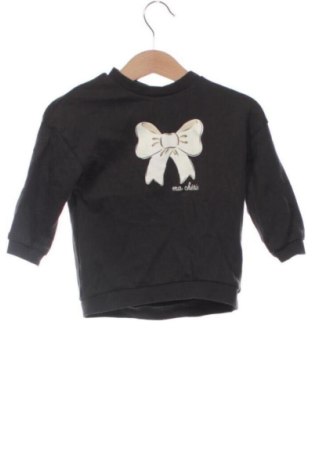 Dziecięca bluzka H&M, Rozmiar 9-12m/ 74-80 cm, Kolor Szary, Cena 32,15 zł