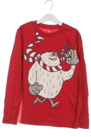 Bluză pentru copii H&M, Mărime 8-9y/ 134-140 cm, Culoare Roșu, Preț 31,28 Lei