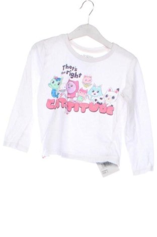 Kinder Shirt Sinsay, Größe 4-5y/ 110-116 cm, Farbe Weiß, Preis € 5,75