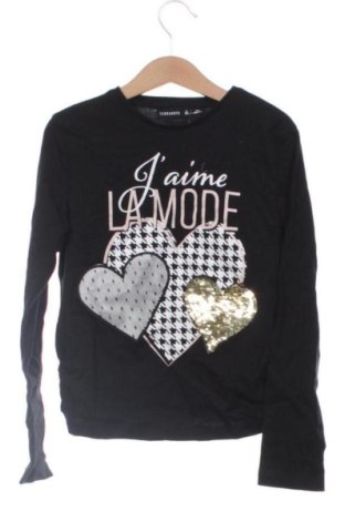 Dziecięca bluzka Terranova, Rozmiar 7-8y/ 128-134 cm, Kolor Czarny, Cena 32,15 zł