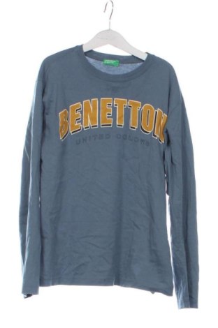 Gyerek blúz United Colors Of Benetton, Méret 11-12y / 152-158 cm, Szín Kék, Ár 4 639 Ft