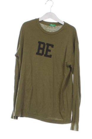 Gyerek blúz United Colors Of Benetton, Méret 11-12y / 152-158 cm, Szín Zöld, Ár 4 959 Ft
