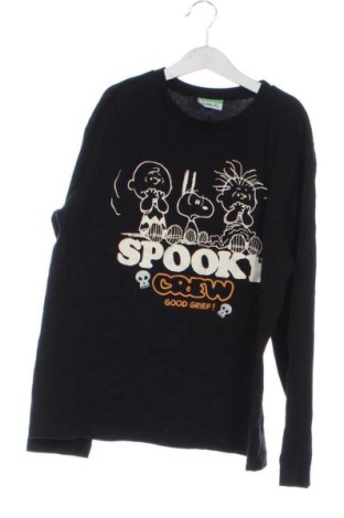 Gyerek blúz United Colors Of Benetton, Méret 11-12y / 152-158 cm, Szín Fekete, Ár 4 959 Ft