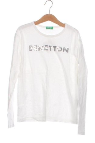 Gyerek blúz United Colors Of Benetton, Méret 10-11y / 146-152 cm, Szín Fehér, Ár 3 279 Ft