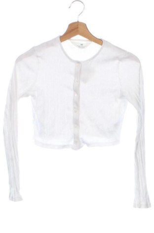 Παιδική ζακέτα H&M, Μέγεθος 10-11y/ 146-152 εκ., Χρώμα Λευκό, Τιμή 9,00 €