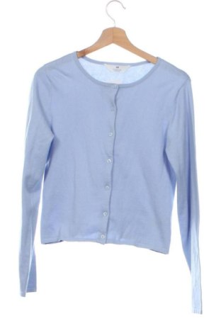 Pulover cu nasturi pentru copii H&M, Mărime 14-15y/ 168-170 cm, Culoare Albastru, Preț 61,99 Lei