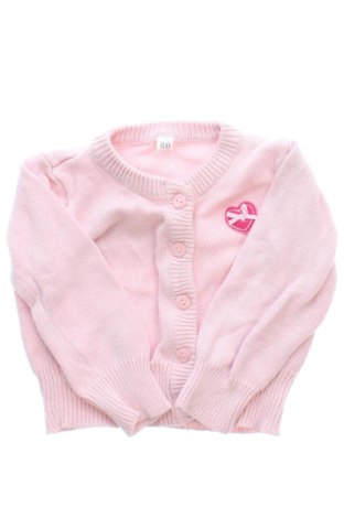 Kinder Strickjacke Unbranded, Größe 9-12m/ 74-80 cm, Farbe Rosa, Preis 9,00 €