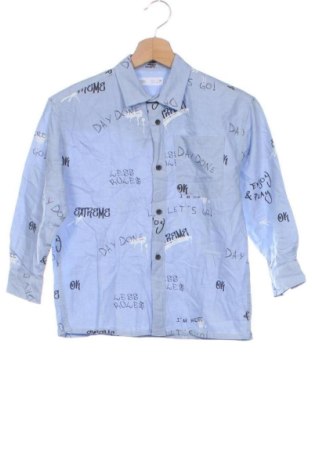 Cămașă pentru copii Zara, Mărime 7-8y/ 128-134 cm, Culoare Albastru, Preț 36,99 Lei, #135962449