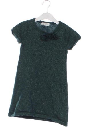 Dziecięca sukienka H&M, Rozmiar 4-5y/ 110-116 cm, Kolor Zielony, Cena 64,30 zł