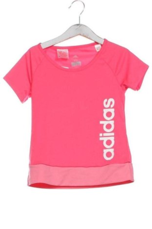 Dziecięcy T-shirt Adidas, Rozmiar 6-7y/ 122-128 cm, Kolor Różowy, Cena 67,99 zł