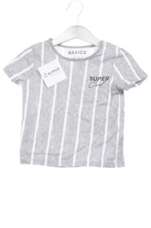 Dziecięcy T-shirt Basics, Rozmiar 18-24m/ 86-98 cm, Kolor Szary, Cena 26,79 zł