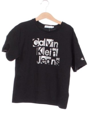 Детска тениска Calvin Klein Jeans, Размер 8-9y/ 134-140 см, Цвят Черен, Цена 10,00 €