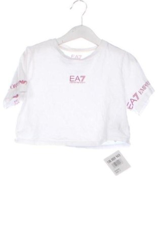 Dziecięcy T-shirt Emporio Armani, Rozmiar 4-5y/ 110-116 cm, Kolor Biały, Cena 151,10 zł