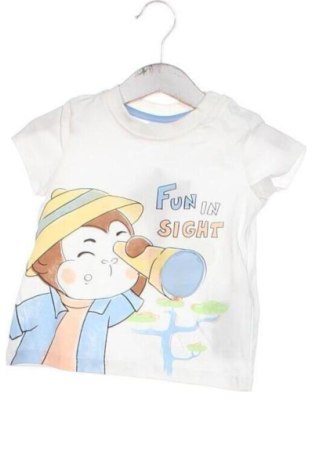 Kinder T-Shirt Pepco, Größe 9-12m/ 74-80 cm, Farbe Weiß, Preis € 8,25