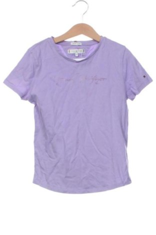 Tricou pentru copii Tommy Hilfiger, Mărime 8-9y/ 134-140 cm, Culoare Mov, Preț 52,13 Lei