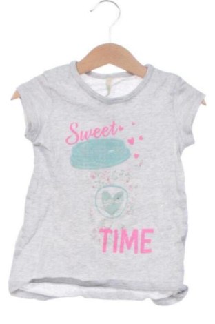 Kinder T-Shirt United Colors Of Benetton, Größe 3-4y/ 104-110 cm, Farbe Grau, Preis € 8,00