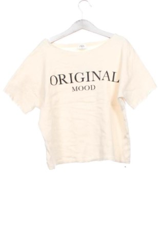 Детска тениска Zara, Размер 10-11y/ 146-152 см, Цвят Екрю, Цена 4,09 €