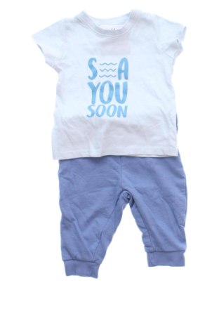 Detský komplet  Sinsay, Veľkosť 3-6m/ 62-68 cm, Farba Modrá, Cena  10,00 €
