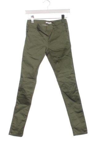 Pantaloni pentru copii Name It, Mărime 11-12y/ 152-158 cm, Culoare Verde, Preț 79,99 Lei
