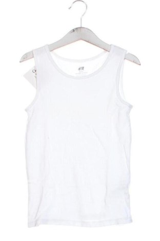 Podkoszulek dziecięcy H&M, Rozmiar 6-7y/ 122-128 cm, Kolor Biały, Cena 32,15 zł