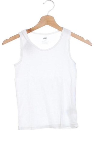 Podkoszulek dziecięcy H&M, Rozmiar 6-7y/ 122-128 cm, Kolor Biały, Cena 32,15 zł