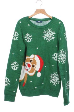 Παιδικό πουλόβερ Blue, Μέγεθος 12-13y/ 158-164 εκ., Χρώμα Πράσινο, Τιμή 10,99 €