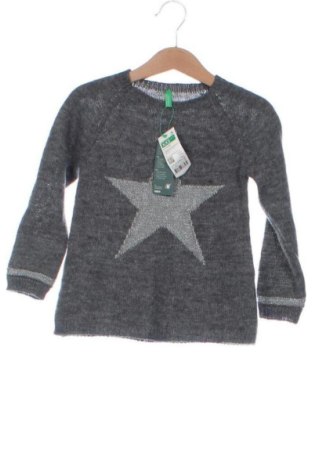 Kinderpullover United Colors Of Benetton, Größe 3-4y/ 104-110 cm, Farbe Grau, Preis € 13,99
