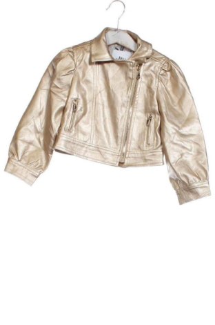 Detská kožená bunda  Miss, Veľkosť 18-24m/ 86-98 cm, Farba Zlatistá, Cena  26,95 €