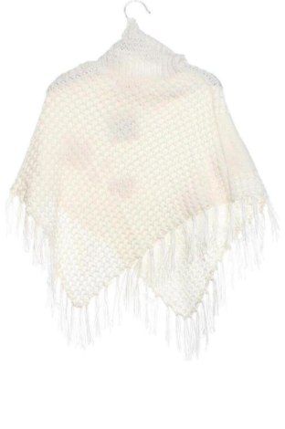 Kinderponcho Unbranded, Größe 5-6y/ 116-122 cm, Farbe Weiß, Preis 8,63 €