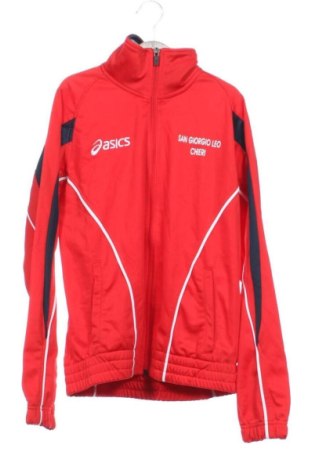 Детско спортно горнище ASICS, Размер 10-11y/ 146-152 см, Цвят Червен, Цена 17,89 €