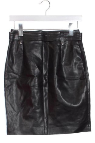 Skórzana spódnica Sinsay, Rozmiar XS, Kolor Czarny, Cena 52,42 zł