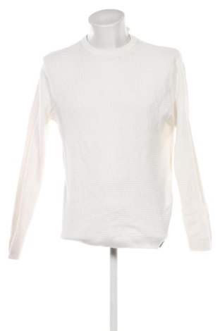 Herren Shirt Pull&Bear, Größe L, Farbe Weiß, Preis € 10,00