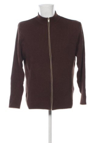 Jachetă tricotată de bărbați Casa Moda, Mărime XL, Culoare Maro, Preț 196,99 Lei