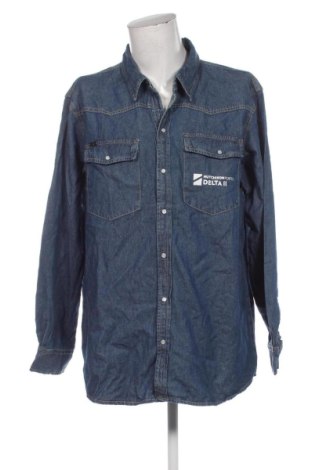 Cămașă de bărbați Brams Paris, Mărime XXL, Culoare Albastru, Preț 91,99 Lei