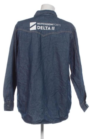 Cămașă de bărbați Brams Paris, Mărime XXL, Culoare Albastru, Preț 91,99 Lei