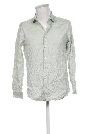Cămașă de bărbați Dressmann, Mărime L, Culoare Verde, Preț 107,99 Lei