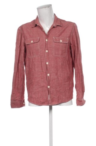 Ανδρικό πουκάμισο H&M L.O.G.G., Μέγεθος M, Χρώμα Κόκκινο, Τιμή 17,99 €