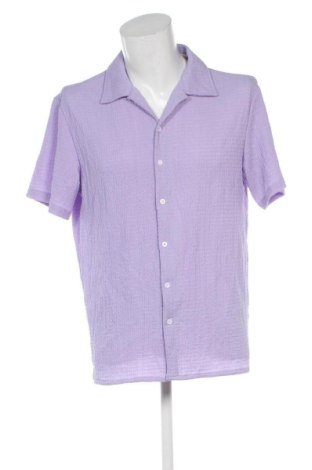 Herrenhemd Manfinity, Größe S, Farbe Lila, Preis 22,99 €