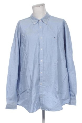 Męska koszula Tommy Hilfiger, Rozmiar 5XL, Kolor Niebieski, Cena 464,99 zł
