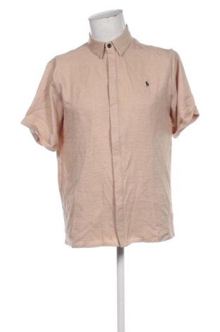 Herrenhemd Unbranded, Größe L, Farbe Beige, Preis € 14,99