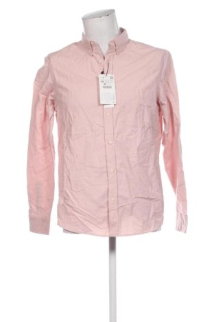 Ανδρικό πουκάμισο Zara, Μέγεθος M, Χρώμα Ρόζ , Τιμή 21,99 €