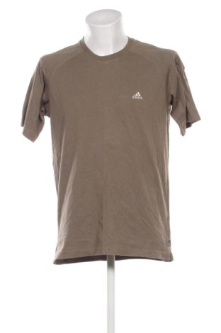 Ανδρικό t-shirt Adidas, Μέγεθος L, Χρώμα Καφέ, Τιμή 16,99 €