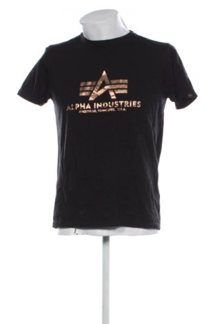 Tricou de bărbați Alpha Industries, Mărime L, Culoare Negru, Preț 88,99 Lei