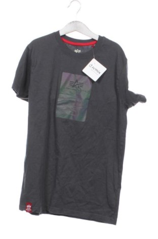 Ανδρικό t-shirt Alpha Industries, Μέγεθος XS, Χρώμα Γκρί, Τιμή 16,99 €